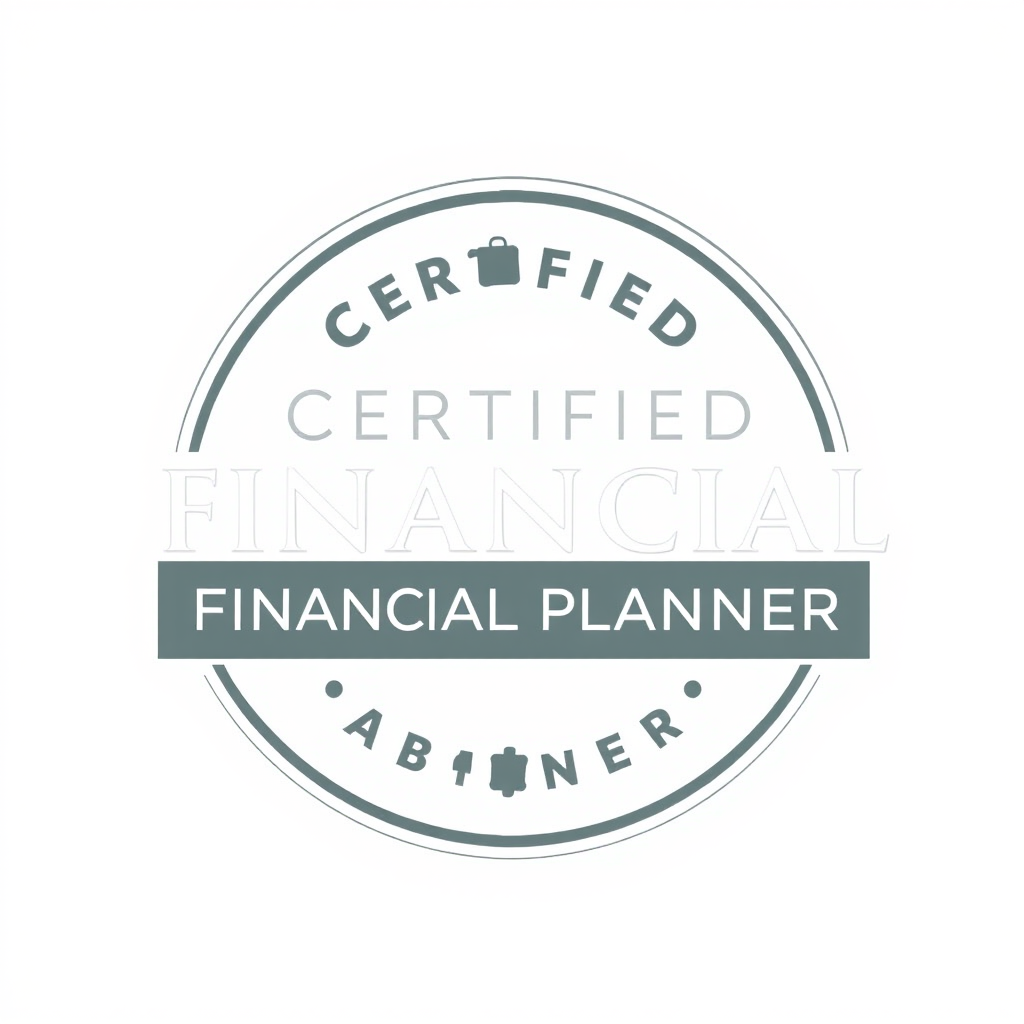 Logo de Certified Financial Planner para planificación financiera certificada
